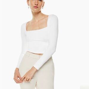 Aritizia Babaton Contour Squareneck Longsleeve
